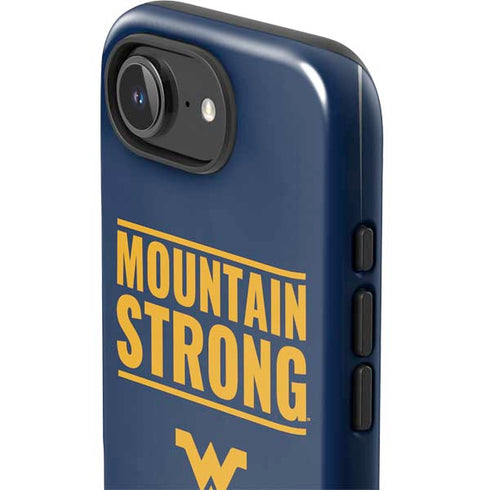 West Virginia University Yellow iPhone 16e Impact Case