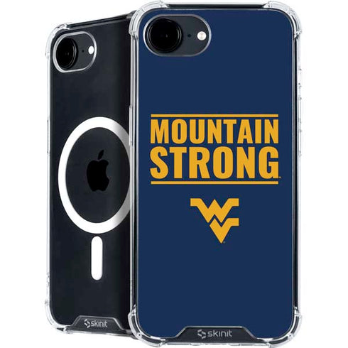 West Virginia University Yellow iPhone 16e MagSafe Case