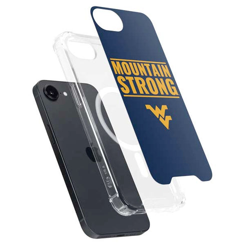 West Virginia University Yellow iPhone 16e MagSafe Case