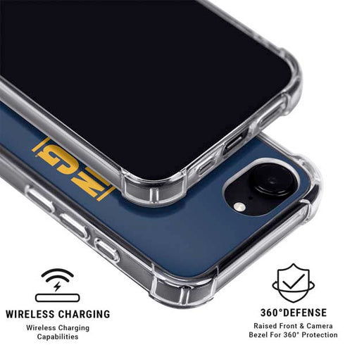 West Virginia University Yellow iPhone 16e MagSafe Case
