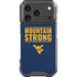West Virginia University Yellow iPhone 18 Pro Clear Case