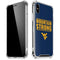 West Virginia University Yellow iPhone X/XS Clear Case