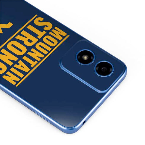 West Virginia University Yellow Moto G Play 4G (2024) Skin