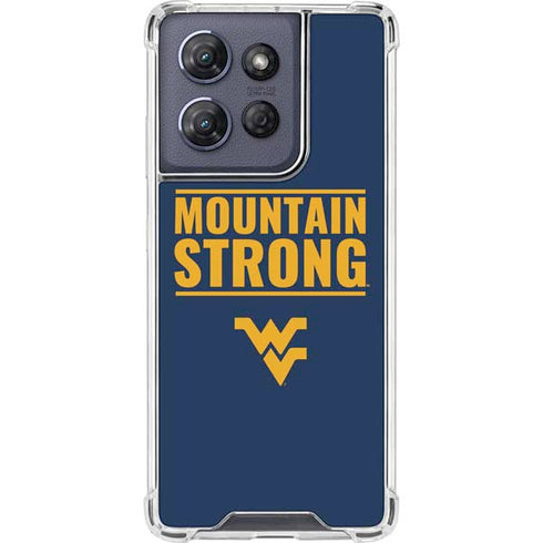 West Virginia University Yellow Moto G Play 5G (2025) Clear Case