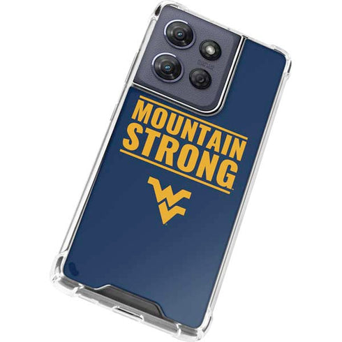 West Virginia University Yellow Moto G Play 5G (2025) Clear Case