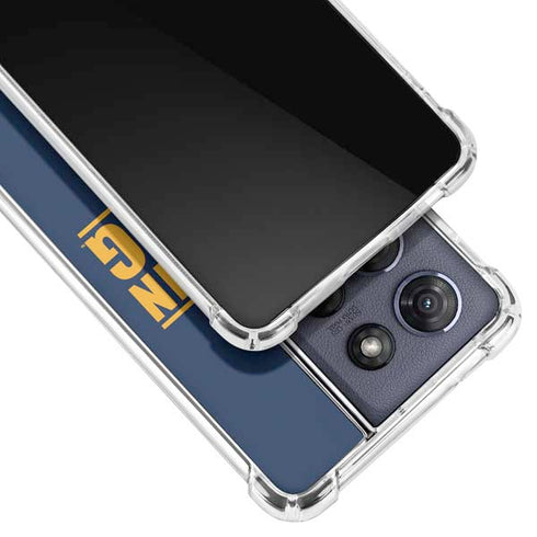 West Virginia University Yellow Moto G Play 5G (2025) Clear Case