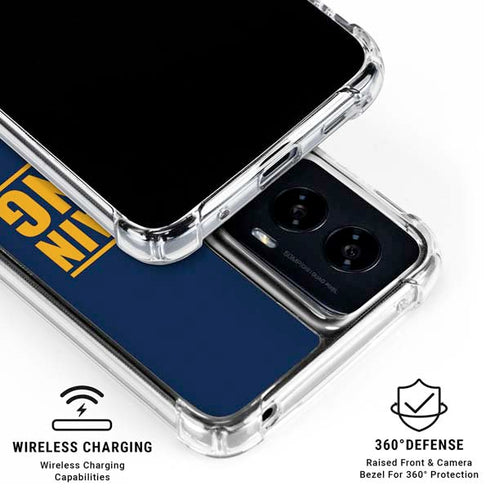 West Virginia University Yellow Moto G Power 5G (2024) Clear Case