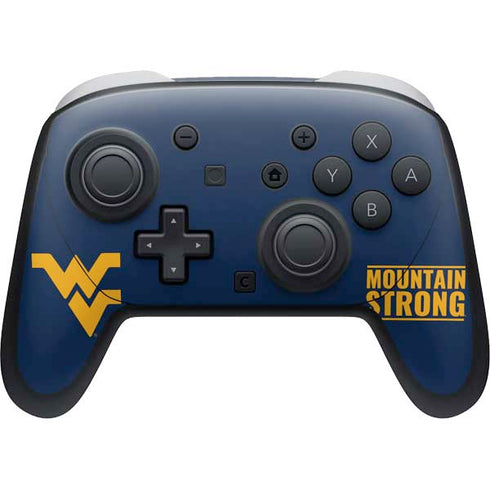 West Virginia University Yellow Nintendo Switch 2 (2025) Pro Controller Skin