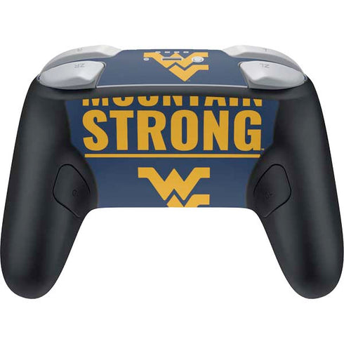 West Virginia University Yellow Nintendo Switch 2 (2025) Pro Controller Skin