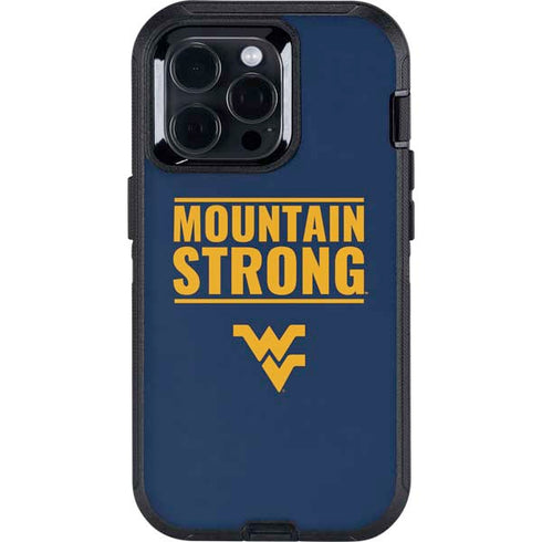 West Virginia University Yellow Otterbox Defender iPhone Skin