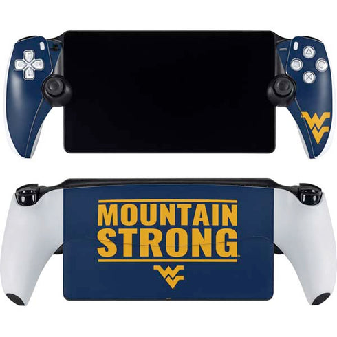 West Virginia University Yellow PlayStation Portal Remote Player Skin