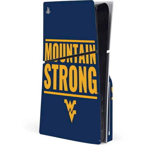 West Virginia University Yellow PlayStation PS5 Skins