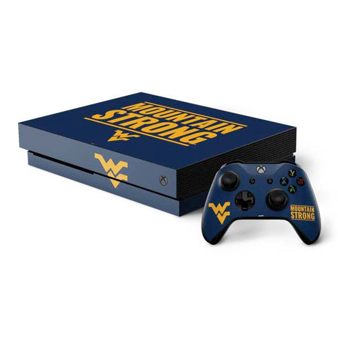 West Virginia University Yellow Xbox One Skins