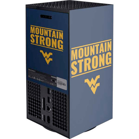 West Virginia University Yellow XBox Series X Digital Edition Console Skin