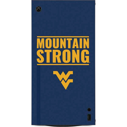 West Virginia University Yellow XBox Series X Digital Edition Console Skin