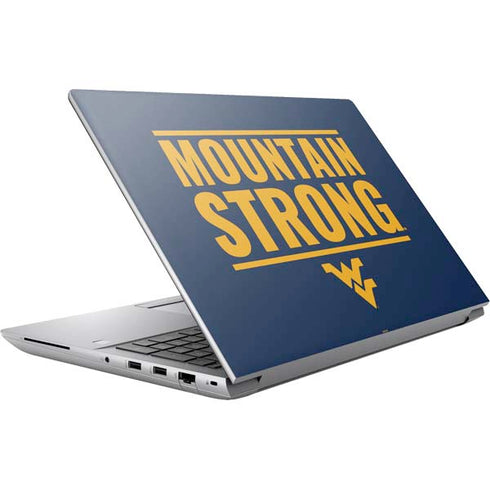 West Virginia University Yellow HP ZBook Fury 16 G10 Skin