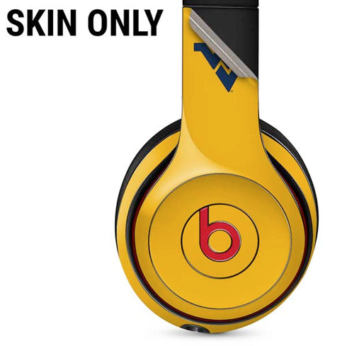 West Virginia University Yellow Background Beats Solo 3 Wireless Skin