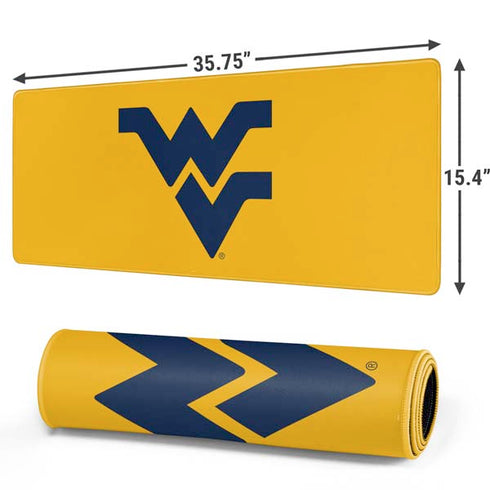 West Virginia University Yellow Background Gaming Mouse Pad