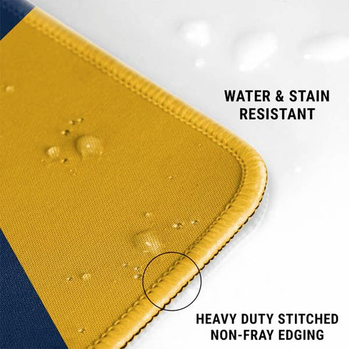 West Virginia University Yellow Background Gaming Mouse Pad