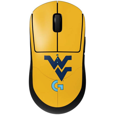 West Virginia University Yellow Background G Pro Wireless Gaming Mouse Skin