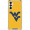 West Virginia University Yellow Background Galaxy A16 5G Clear Case