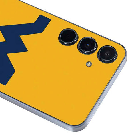 West Virginia University Yellow Background Galaxy A36 5G Skin