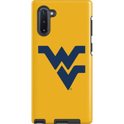 West Virginia University Yellow Background Galaxy Cases