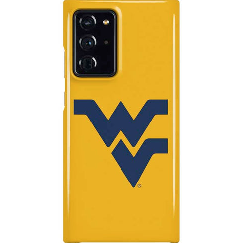 West Virginia University Yellow Background Galaxy Cases
