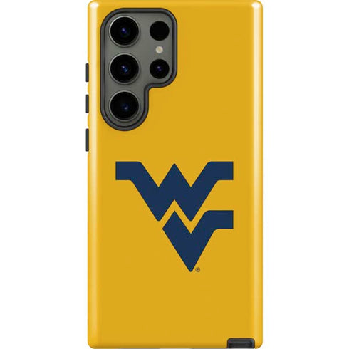West Virginia University Yellow Background Galaxy S23 Ultra Pro Case