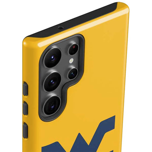 West Virginia University Yellow Background Galaxy S23 Ultra Pro Case
