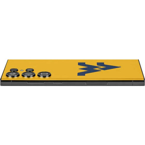 West Virginia University Yellow Background Galaxy Skins