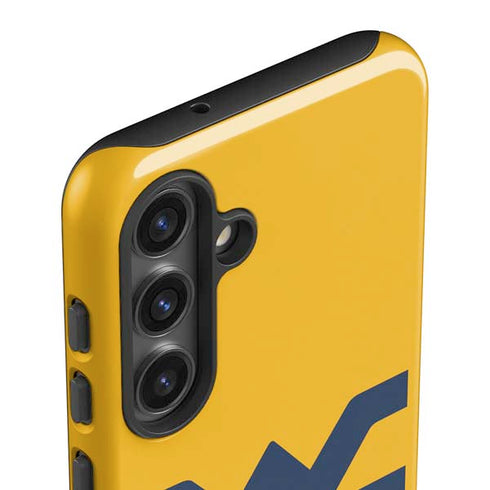 West Virginia University Yellow Background Galaxy S25 Impact Case