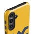 West Virginia University Yellow Background Galaxy S25 Impact Case