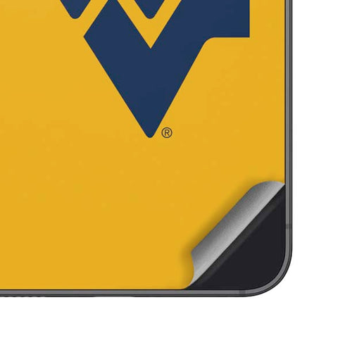 West Virginia University Yellow Background Galaxy S24 Skin