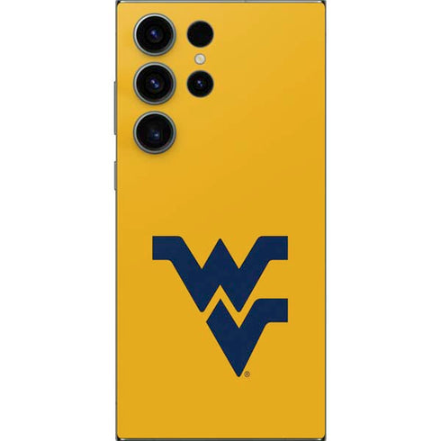 West Virginia University Yellow Background Galaxy S24 Ultra Skin