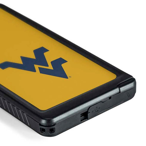 West Virginia University Yellow Background Galaxy S24 Ultra Waterproof Case