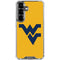 West Virginia University Yellow Background Galaxy S26 Clear Case