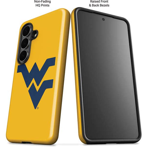 West Virginia University Yellow Background Galaxy S26 Plus Impact Case