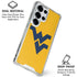 West Virginia University Yellow Background Galaxy S26 Ultra Clear Case