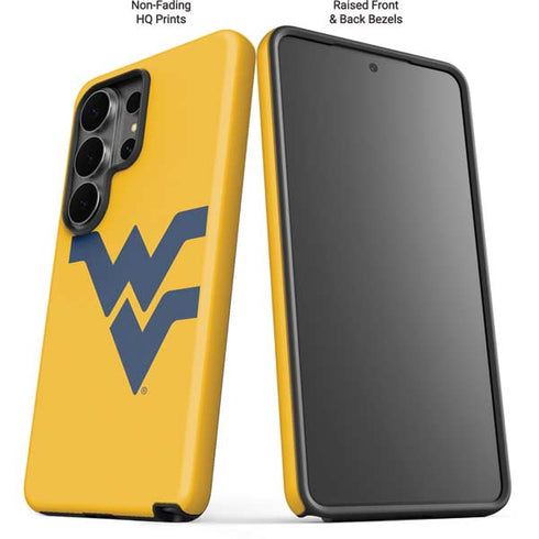 West Virginia University Yellow Background Galaxy S26 Ultra Impact Case
