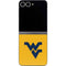 West Virginia University Yellow Background Galaxy Z Flip6 Skin