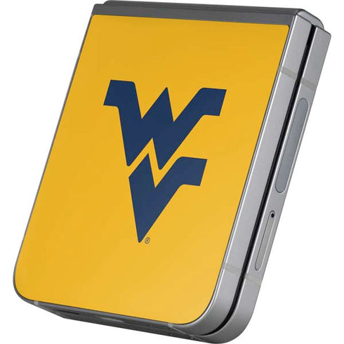 West Virginia University Yellow Background Galaxy Z Flip6 Skin