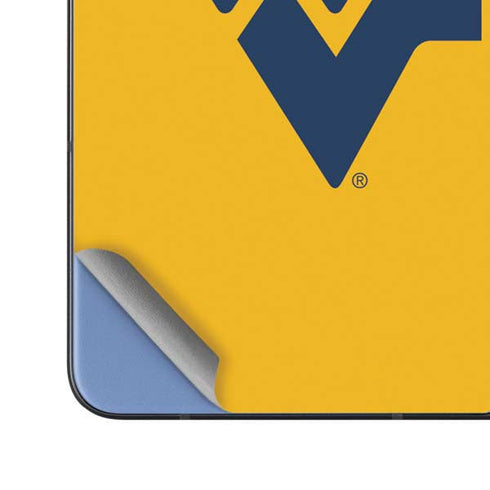 West Virginia University Yellow Background Galaxy Z Fold5 5G Skin