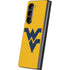 West Virginia University Yellow Background Galaxy Z Fold5 5G Skin