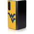 West Virginia University Yellow Background Galaxy Z Fold5 5G Skin
