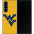 West Virginia University Yellow Background Galaxy Z Fold6 Skin