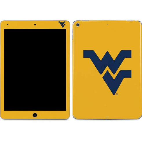 West Virginia University Yellow Background iPad Skins