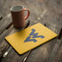 West Virginia University Yellow Background iPad Skins
