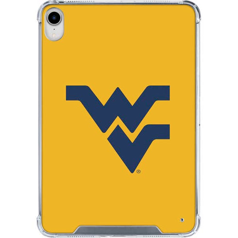 West Virginia University Yellow Background iPad 11th Gen (2025) Clear Case