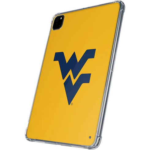 West Virginia University Yellow Background iPad Pro 11in (2024) Clear Case
